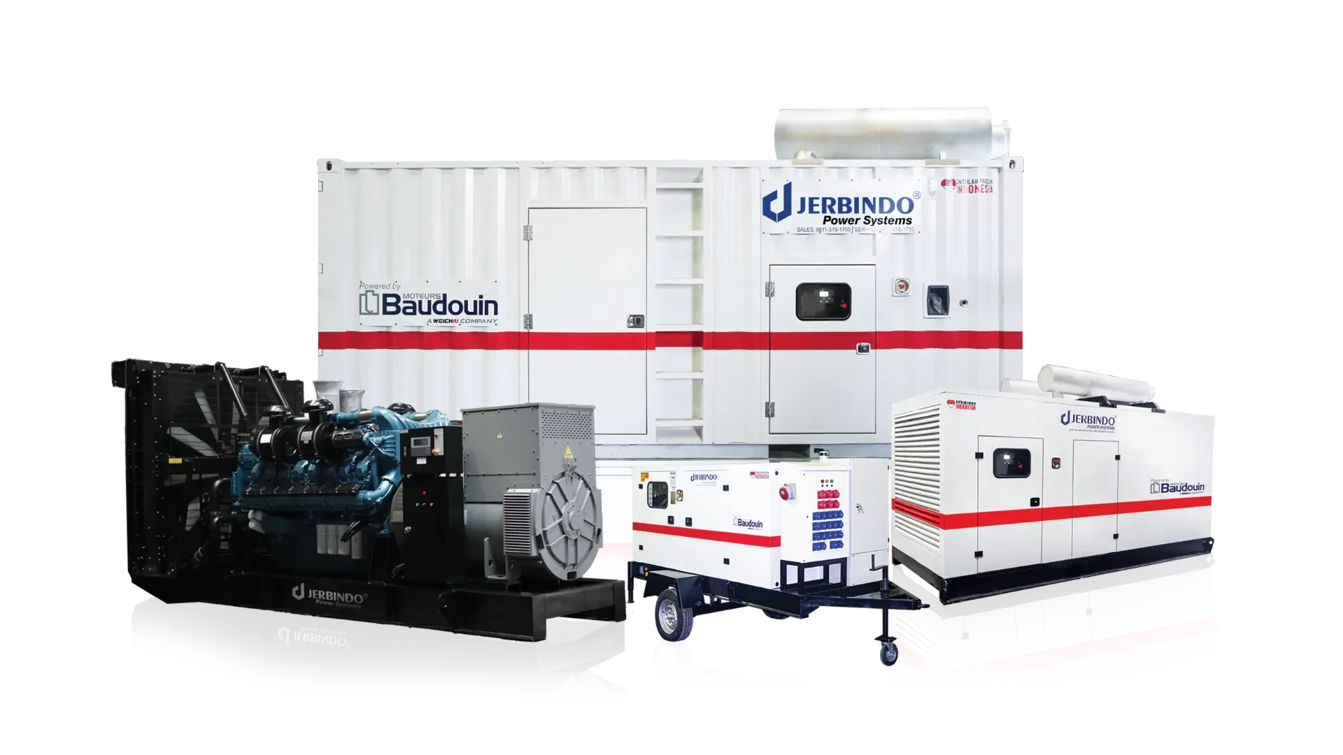 Rangkaian genset industri JERBINDO